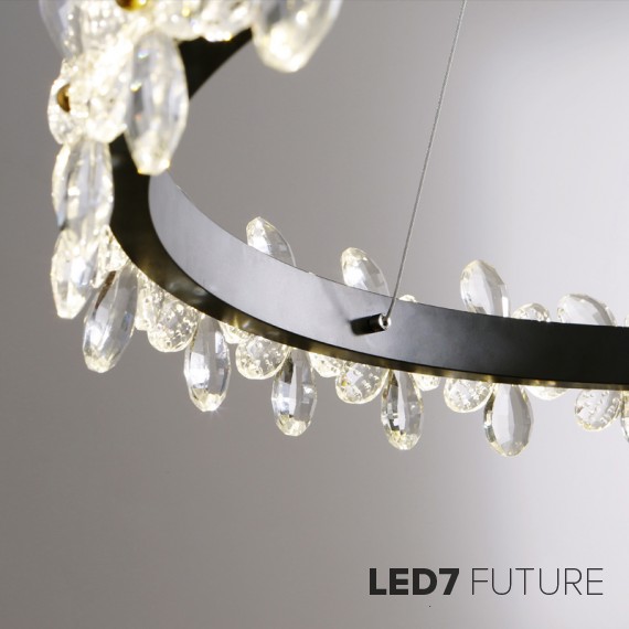 Loft Industry Modern - Flowers Dots Chandelier